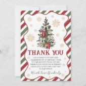 Oh What Fun Birthday Thank You Card 招待状 (正面)