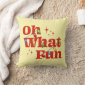 Oh What Fun Christmas  クッション (ブランケット)