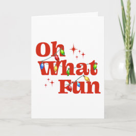Oh What Fun Christmas シーズンカード