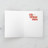 Oh What Fun Christmas シーズンカード (内部)