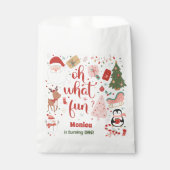 Oh what fun christmas birthday フェイバーバッグ (正面)
