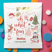 Oh what fun christmas birthday フェイバーバッグ