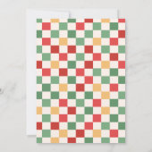 Oh What Fun Christmas Birthday Invitation 招待状 (裏面)