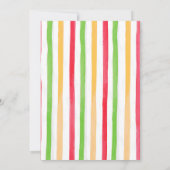 Oh What Fun Christmas Birthday Invitation 招待状 (裏面)