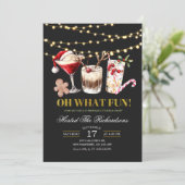 Oh What Fun Christmas Cocktail Party 招待状 (スタンド正面)