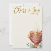 Oh What Fun Christmas Cocktail Party Invitation 招待状 (裏面)