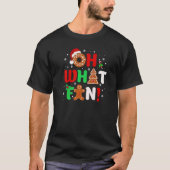 Oh What Fun Christmas  Donut Gingerbread Tree Cake Tシャツ (正面)