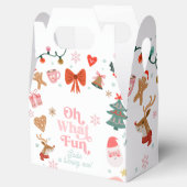 Oh What Fun Christmas Party Girl 1st Birthday  フェイバーボックス (オープン)