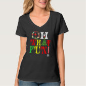 Oh What Fun Christmas Tree Santa Hat Xmas Men Wome Tシャツ (正面)