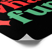 Oh What Fun Festive Holiday Tygraphy  ポスター (角)