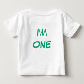 Oh what fun first birthday ベビーTシャツ (裏面)