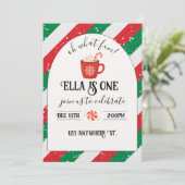 oh what fun! first birthday invitation 招待状 (スタンド正面)