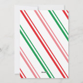 Oh What Fun Five Photo Colorful Christmas シーズンカード (裏面)