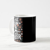 Oh What Fun It Is To Cheer Ugly Cheerleading Xmas  コーヒーマグカップ (正面左)