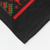 Oh What Fun It Is To Ride Horse Ugly Christmas Bab フリースブランケット (角)