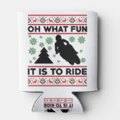 Oh What Fun It Is To Ride Motorcycle Dirt Bike 缶クーラー (裏面)
