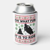 Oh What Fun It Is To Ride Motorcycle Dirt Bike 缶クーラー (缶裏面)