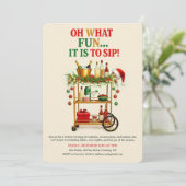 Oh What Fun It Is to Sip! Holiday Cocktail Party 招待状 (スタンド正面)