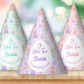 Oh What Fun Mint Gingham Nutcracker Birthday パーティーハット