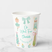 Oh What Fun Mint Nutcracker Birthday 紙コップ (裏面)