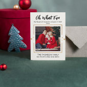 Oh What Fun Modern Christmas シーズンカード