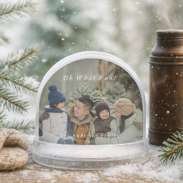 Oh What Fun Personalized Family Photo Christmas