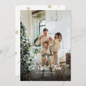 Oh, What Fun Photo Christmas シーズンカード (正面/裏面)