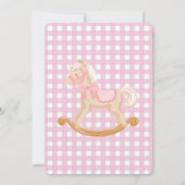 Oh What Fun Pink Nutcracker Birthday 招待状 (裏面)