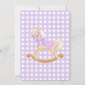 Oh What Fun Purple Nutcracker Birthday 招待状 (裏面)