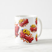 Oh Yeah!  コーヒーマグカップ (正面右)