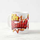 Oh Yeah!  コーヒーマグカップ (正面左)