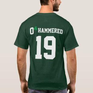 O'HAMMEREDセントパトリック日の飲むチームワイシャツ Tシャツ