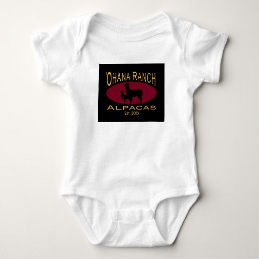 Ohana牧場Babywear ベビーボディスーツ (正面)