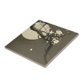 Ohara Kosonのヴィンテージによる夜のプラム花 タイル (側面)