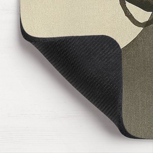 Ohara Kosonのヴィンテージによる夜のプラム花 マウスパッド (コーナー)