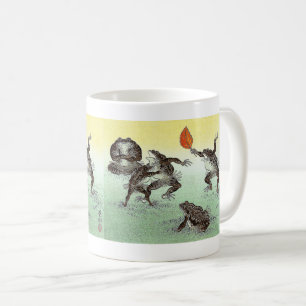 Ohara Koson , “ Frog Sumo ” 小原古邨 コーヒーマグカップ