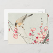 ohara koson's Japanese painting postcard,小原古邨の日本画 ポストカード (正面/裏面)