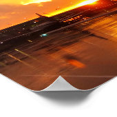 O'Hare Sunset Poster ポスター (角)