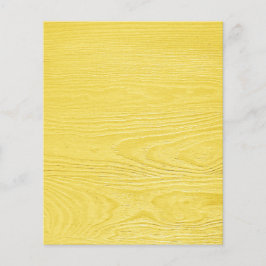 OhBaby YELLOW WOODテクスチャテンプレート背景WA チラシ