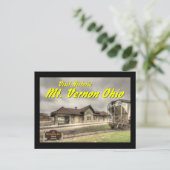 OHCA102.B&Oの鉄道ターミナル- MtバーノンOh. ポストカード (スタンド正面)