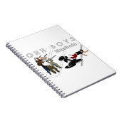 OHH BOYS – 自転車に乗った男がマンホールに当たる ノートブック (右側)