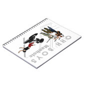 OHH BOYS – 自転車に乗った男がマンホールを襲うケースメイトiP ノートブック (左側)