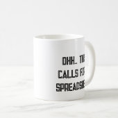 Ohh This Calls for a Spreadsheet, Nerdy Gift コーヒーマグカップ (正面右)