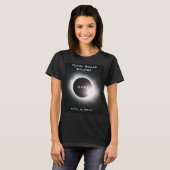 OHIOトータル太陽のエクリプス2024年4月8日 Tシャツ (正面フル)