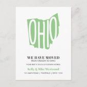 OHIO新しいアドレスを移動したNew Home ポストカード (正面)
