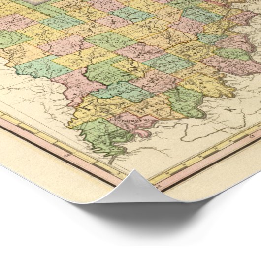 Ohio and Indiana ポスター (角)