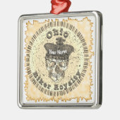 Ohio Biker メタルオーナメント (左)