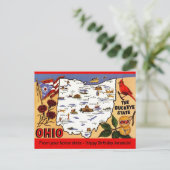  Ohio Buckeye State Occasion Postcard ポストカード (スタンド正面)