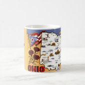  Ohio Buckeye State Postcard Mug コーヒーマグカップ (中央)