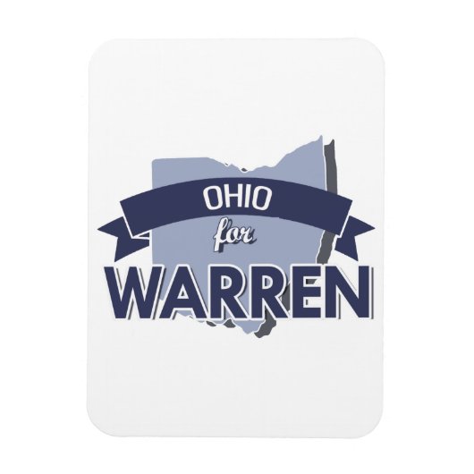 OHIO FOR WARREN - 2016.png マグネット (縦)